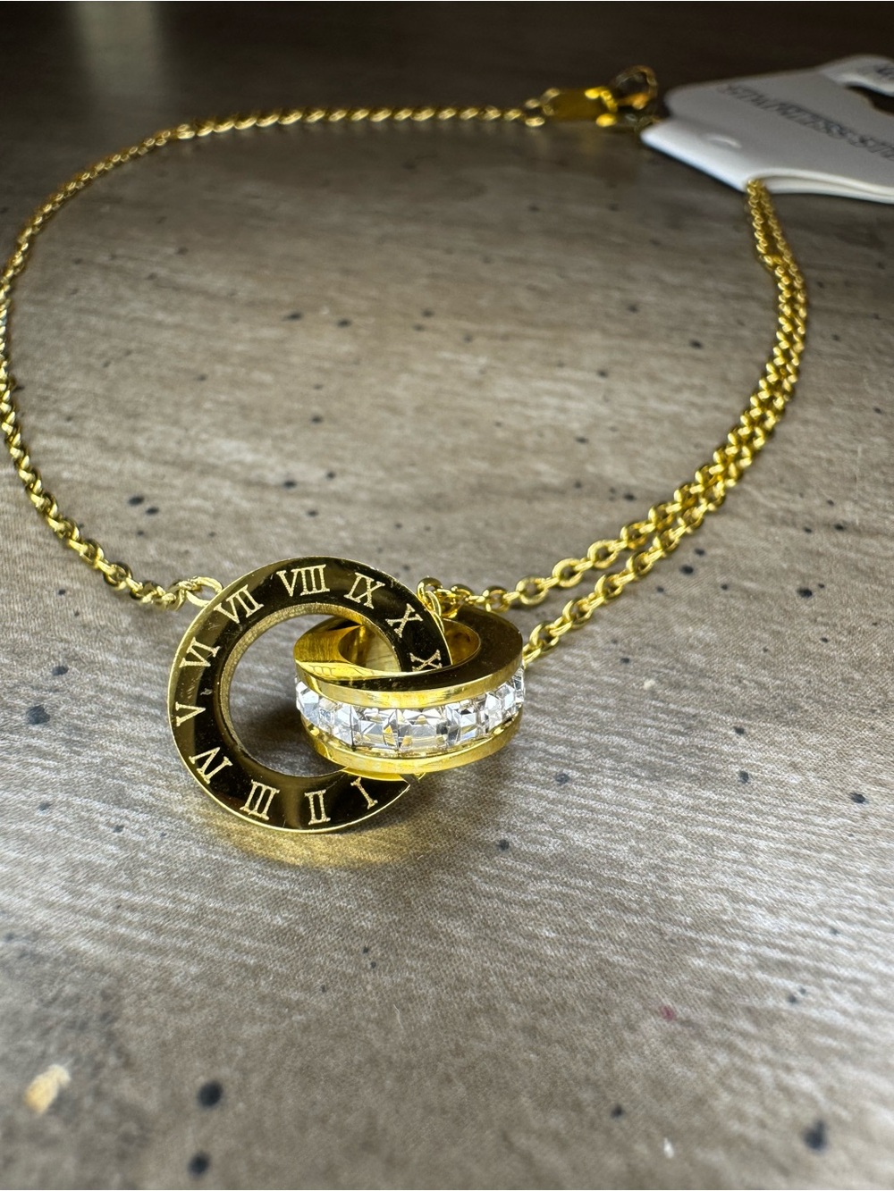 Gold-Tone 18k gold plated Anklet